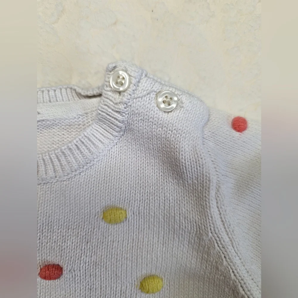 2 Gap Baby 100% Cotton Knit Sweaters 12-24M Bundle